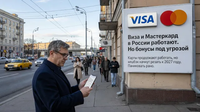 Visa и Mastercard в России работают. Но бонусы под угрозой